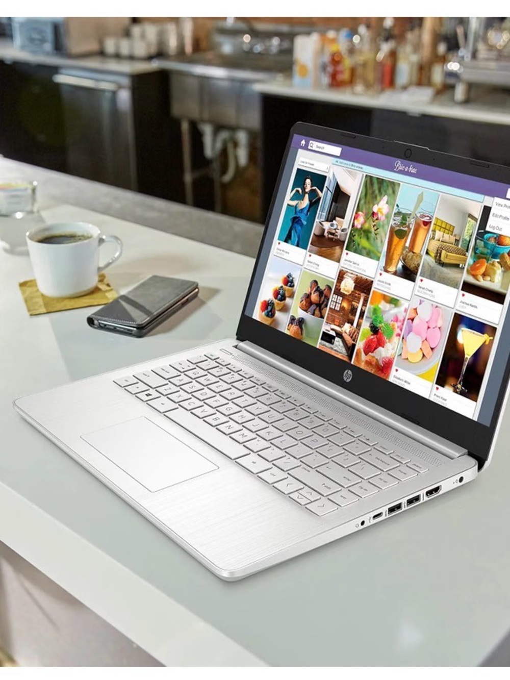 HP Silver 15.6" Laptop - Sleek Silver Portable Performance
